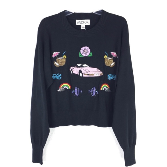 Wildfox Miami Patch Barbie Corvette Pullover - Picture 4 of 7